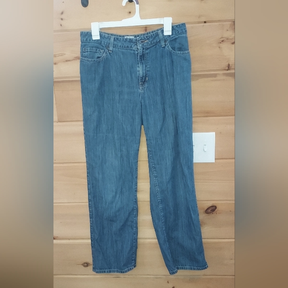 L.L.Bean Woman's Classic Fit Straight Leg Jeans Size 12